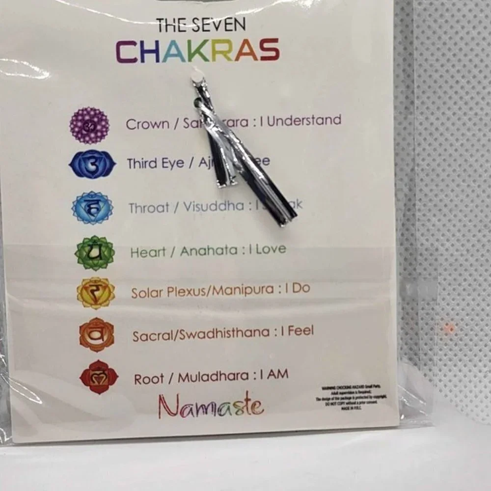 Brand New   The Seven Chakras  with Elephant Bracelet